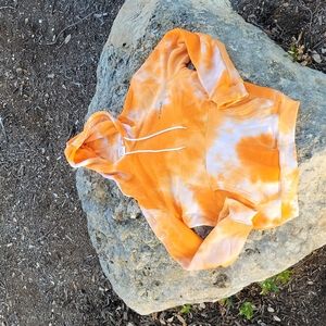 The Simpsons Halloween Bart Orange Hoodie  Size Large Rare